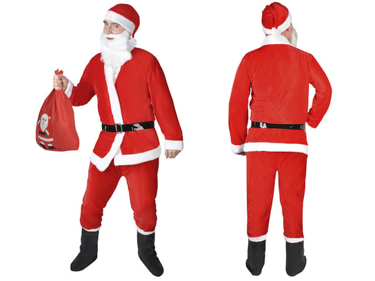 ISO TRADE, kostium pluszowy Święty Mikołaj, K4804 Iso Trade