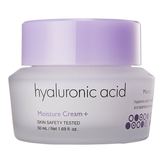 It's Skin, Hyaluronic Acid Moisture Cream+, Nawilżający krem do twarzy z kwasem hialuronowym, 50 ml It's Skin