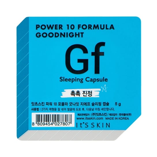 It's Skin, Power 10 Formula Good Night Sleeping Capsule GF, dwufazowa maseczka całonocna w kapsułce, 5 g It's Skin