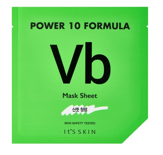 It's Skin, Power 10 Formula Mask Sheet VB, maska w płachcie regulująca produkcję sebum, 25 ml It's Skin