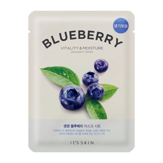 It's Skin, The Fresh Mask Sheet Blueberry, maska do twarzy z wyciągiem z borówek, 20 ml It's Skin