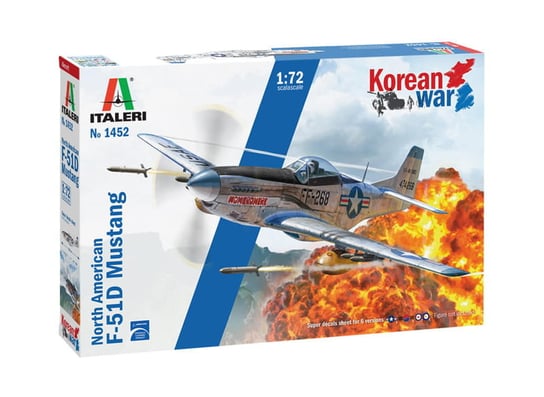 Italeri 1452 1:72 North American F-51D Mustang Korean War Italeri