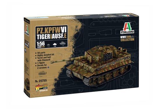 Italeri 25755 Czołg Pz.Kpfw VI Tiger I Ausf. E Model do sklejania Inna marka