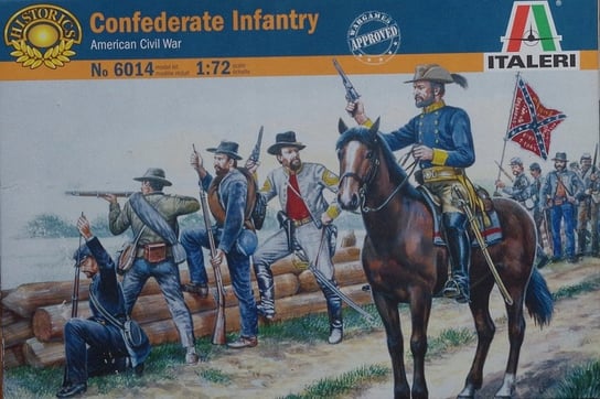 Italeri 6014 Confederate Infantry [Civil War] 1:72 Italeri