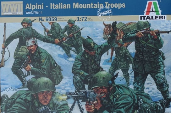Italeri 6059 Figurki Alpini - Italian Mountain Troops (WWII) 1:72 Italeri