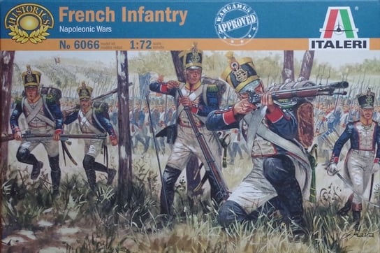 Italeri 6066 Figurki French Infantry Napoleonic Wars 1:72 Italeri