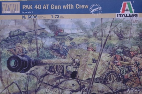 Italeri 6096 German PAK-40 Anti-Tank Gun Crew 1:72 Italeri