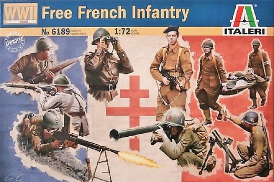 Italeri 6189 Figurki Free French Infantry 1:72 Inna marka