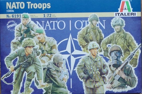 Italeri 6191 Figurki NATO Troops 1980s 1:72 24H Italeri