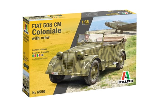 Italeri 6550 1:35 Fiat 508 Cm Coloniale With Crew Italeri