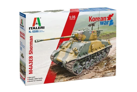 Italeri 6586 1:35 M4A3E8 Sherman (Korean War) Italeri