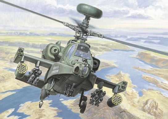 Italeri, AH64D Longbow Apache, Model do sklejania, 8+ Italeri