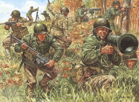 Italeri, American Infantry, Figurki do sklejania, 12+ Italeri