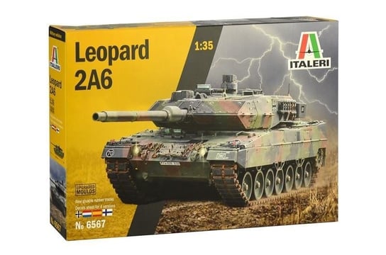 Italeri, Czołg Leopard 2A6, Model plastikowy, 8+ Italeri