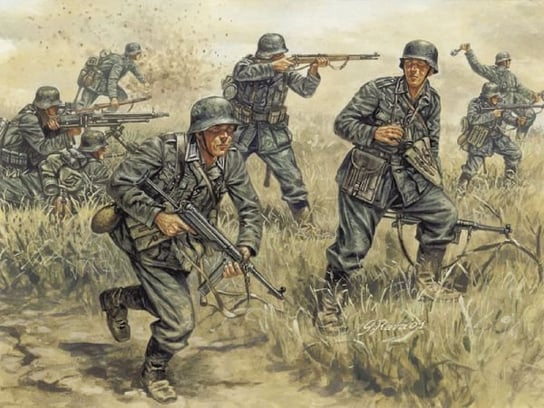 Italeri, German Infantry, Model figurek do sklejania, 12+ Italeri