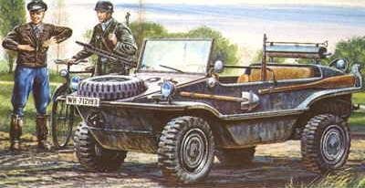 Italeri, Kfz II VW Typ 166 Schwimmwagen, Model do sklejania, 12+ Italeri