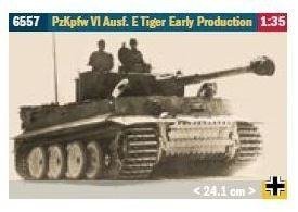 Italeri, Panzerkampfwagen VI Ausf. E Tiger wczesna produkcja, Model plastikowy Italeri