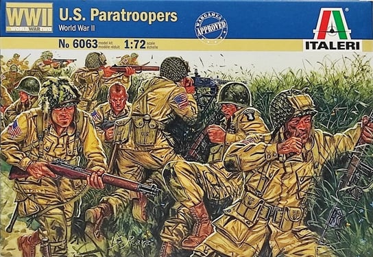 Italeri, U.S. Paratroopers, Figurki do sklejania, 12+ Italeri