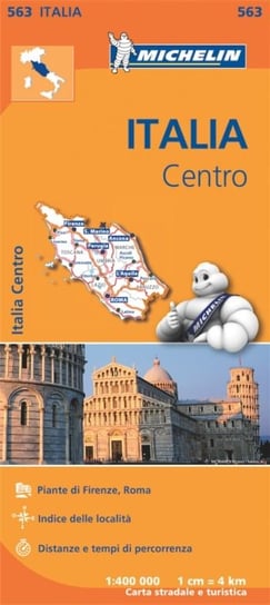 Italia Centro. Mapa samochodowa 1:400 000 Opracowanie zbiorowe