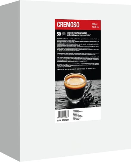 Italian Coffee, Cremoso 100% Robusta, Kapsułki Do Lavazza, Espresso Point, 50 Kapsułek Italian Coffee