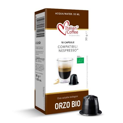 Italian Coffee Orzo Biologico, Kawa Zbożowa, Kapsułki Do Nespresso, 10 Kapsułek Italian Coffee