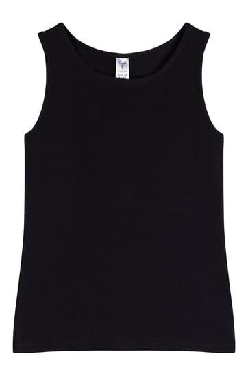 Italian Fashion Koszulka dziewczęca TOLA szerokie ramiączko czarna - 10 Italian Fashion