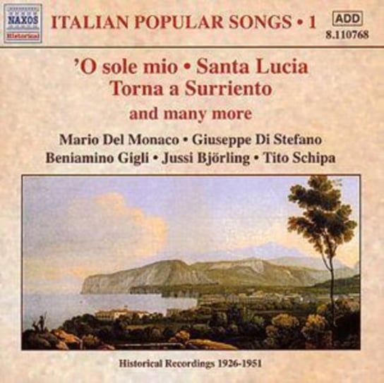 Italian Popular Songs. Volume 1 Gigli Beniamino