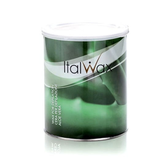 ItalWax Aloe aromatyczny transparentny wosk do depilacji w puszce 800ml ItalWax
