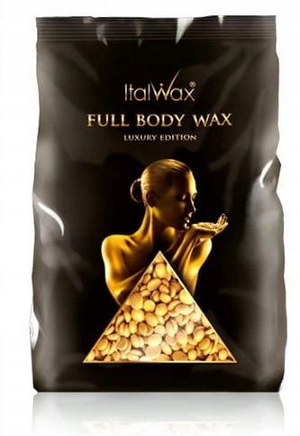 ItalWax, Full Body Wax Luxury Film Wax, Luksusowy wosk twardy w granulkach do depilacji bezpaskowej niskotemperaturowy, 250g ItalWax