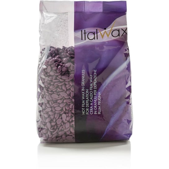 ItalWax Plum Film Wax - wosk twardy w granulkach do depilacji bezpaskowej niskotemperaturowy 1kg ItalWax