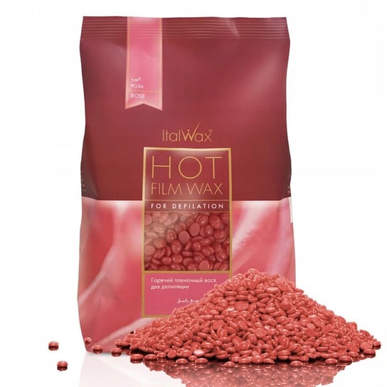 ItalWax Rose Film Wax wosk twardy w granulkach do depilacji bezpaskowej