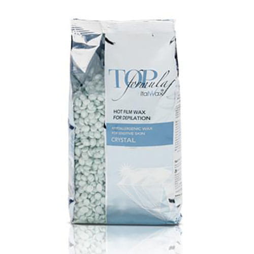 ItalWax Top Formula Crystal Film wax - hipoalergiczny wosk koral do skóry wrażliwej w granulkach do depilacji bezpaskowej niskotemperaturowy 750 gram ItalWax