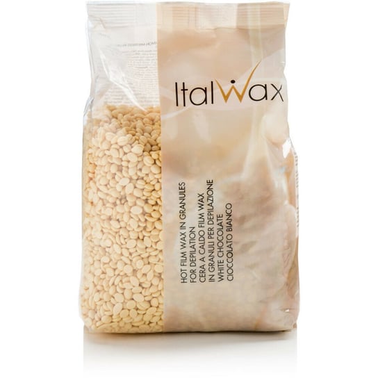 ItalWax White Chocolate - wosk twardy w granulkach do depilacji bezpaskowej niskotemperaturowy 1kg ItalWax