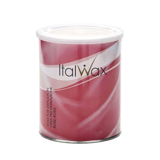 ItalWax, Wosk do depilacji w puszce, Róża, 800 ml ItalWax