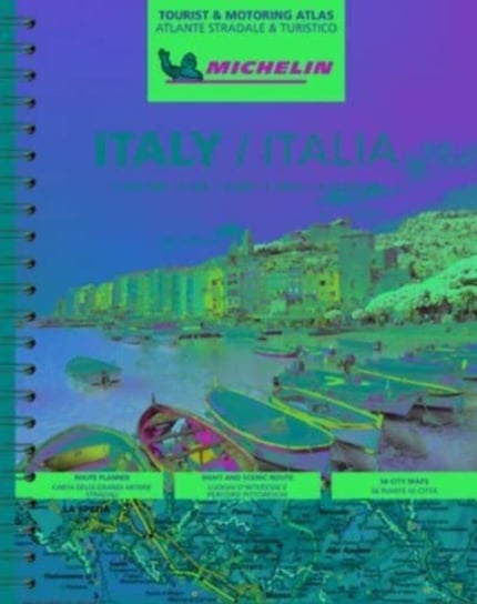 Italy - Tourist and Motoring Atlas (A4-Spiral): Tourist & Motoring Atlas A4 spiral Opracowanie zbiorowe