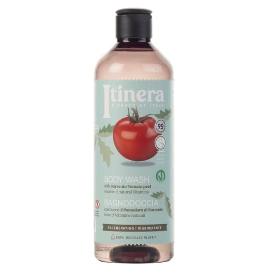 Itinera, Regenerujący płyn do mycia ciała z pomidorem z Sorrento, 95% naturalnych składników, 2x370 ml sarcia.eu