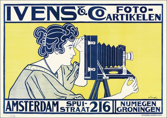 Ivens &amp; Co. Fotoartikelen, Johann Georg van Caspel - plakat 70x50 cm Galeria Plakatu
