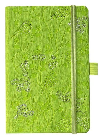 Ivory, notes w linie, Ptaki, zielony, format A5, 240 stron Lediberg