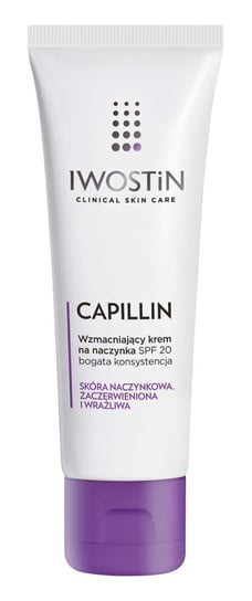 Iwostin, Capillin, wzmacniający krem na naczynka, SPF 20, 40 ml Iwostin