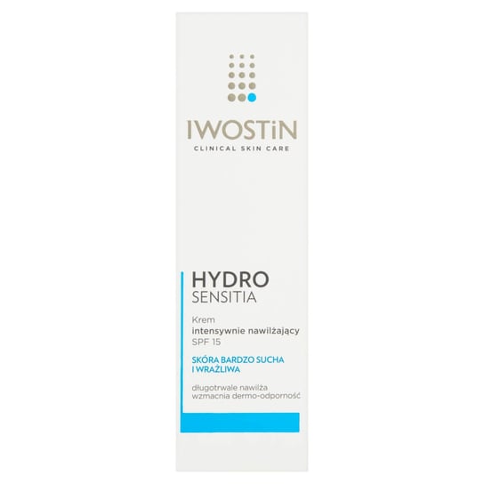 Iwostin, Hydro Sensitia, krem intensywnie nawilżający, SPF 15, 50 ml Iwostin