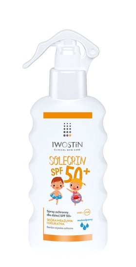 Iwostin Solecrin, spray ochronny dla dzieci, SPF 50+, 175 ml Iwostin