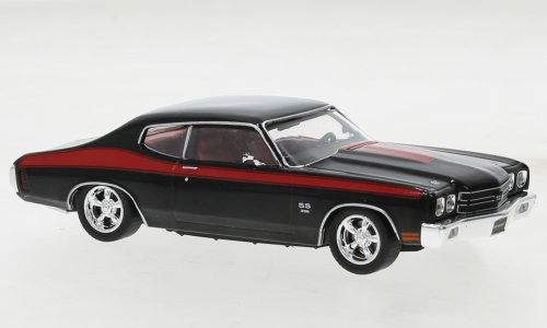 Ixo Models Chevrolet Chevelle Ss Black Red 1970 1:43 Clc477 IXO