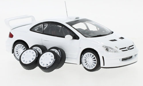 Ixo Models Peugeot 307 Wrc White 2 Set Of Wheels  1:43 Mdcs03 IXO