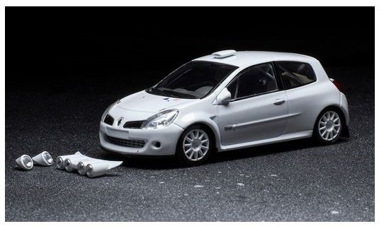 Ixo Models Renault Clio R3 Rally Specs White Extr 1:43 Mdcs02 IXO