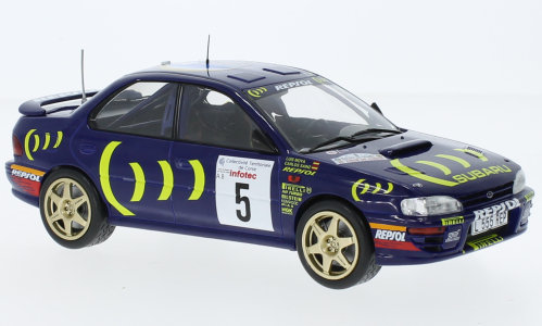 Ixo Models Subaru Impreza 555 #5 4Th Rallye To 1:24 24Ral028A IXO