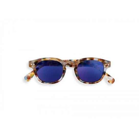 Izipizi - Okulary przeciwsłoneczne dla dzieci Sun Junior #C Blue Tortoise (lustrzanki) izipizi