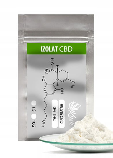 IZOLAT CBD 99,5% | 995mg | Czysty Kannabidiol | THC free | 1g Kush CBD