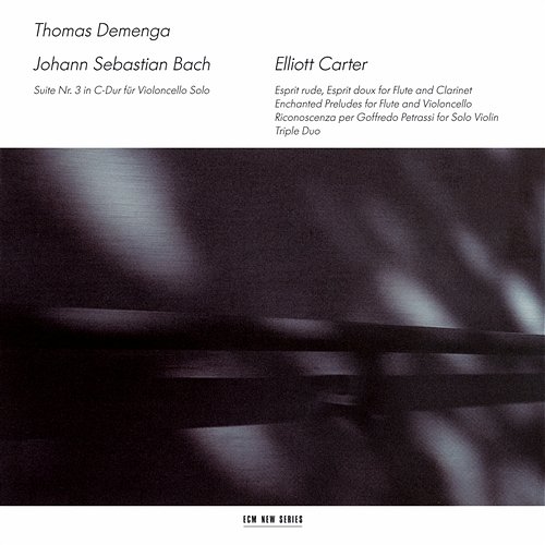 J.S. Bach / Elliott Carter Thomas Demenga