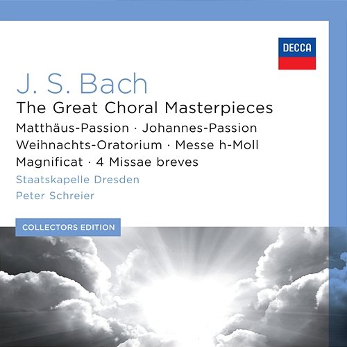 J.S. Bach: The Great Choral Masterpieces Rundfunkchor Leipzig, Staatskapelle Dresden, Peter Schreier