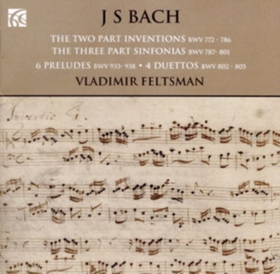 J S Bach: The Two Part Inventions BWV772 - 786/... Nimbus Alliance